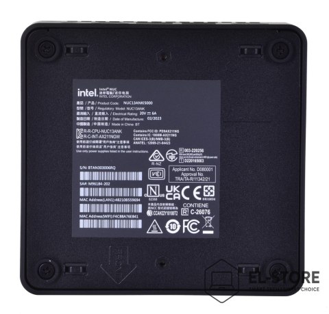 Action Actina NUC RNUC13ANKI50002/8GB/256SSD/W11P [4992]