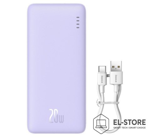 Baseus BASEUS POWERBANK AIRPOW 20000MAH 20W (FIOLETOWY)