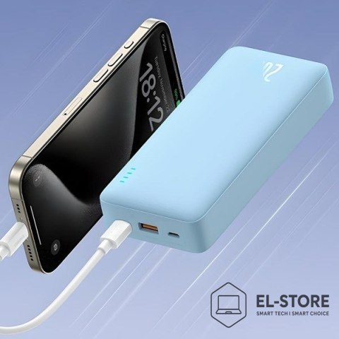 Baseus BASEUS POWERBANK AIRPOW 20000MAH 20W (NIEBIESKI)