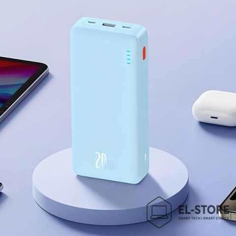 Baseus BASEUS POWERBANK AIRPOW 20000MAH 20W (NIEBIESKI)