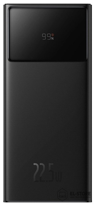 Baseus Powerbank Baseus EnerFill FP41 30000mAh 22.5W z kablem Baseus Simple USB-A - USB-C 3A 30cm - czarny