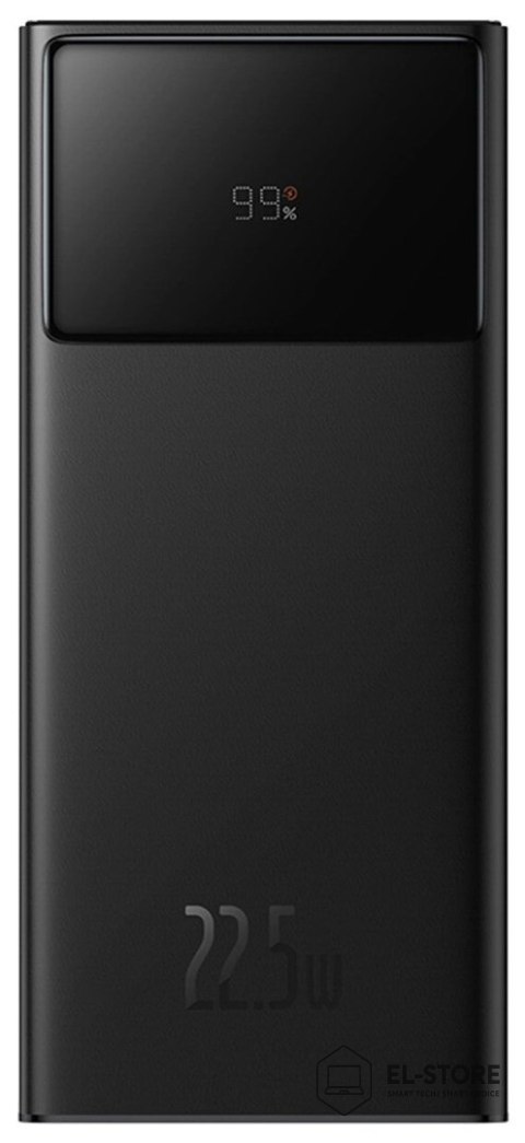 Baseus Powerbank Baseus EnerFill FP41 30000mAh 22.5W z kablem Baseus Simple USB-A - USB-C 3A 30cm - czarny
