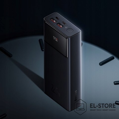 Baseus Powerbank Baseus EnerFill FP41 30000mAh 22.5W z kablem Baseus Simple USB-A - USB-C 3A 30cm - czarny
