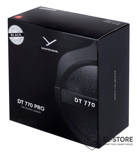 Beyerdynamic Beyerdynamic DT 770 PRO 80 OHM BLACK LIMITED EDITION - Słuchawki studyjne zamknięte