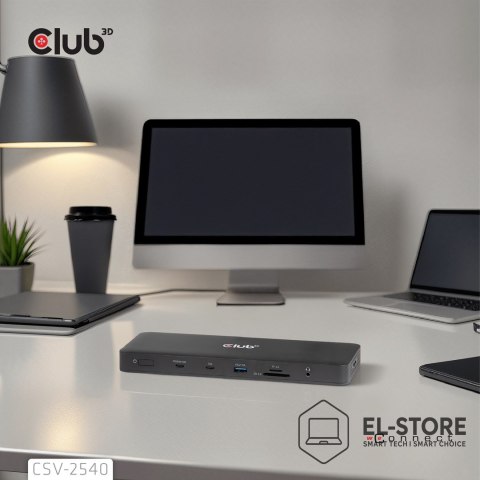 Club 3D Stacja dokująca NB ACC 14IN1/USB-C 150W CSV-2540 CLUB3D
