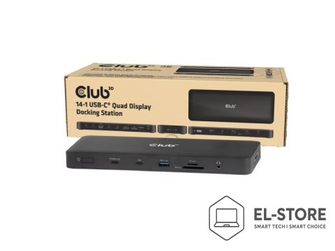 Club 3D Stacja dokująca NB ACC 14IN1/USB-C 150W CSV-2540 CLUB3D