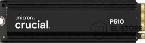 Crucial SSD PCIE G5 M.2 NVME 1TB/P510 CT1000P510SSD5 CRUCIAL