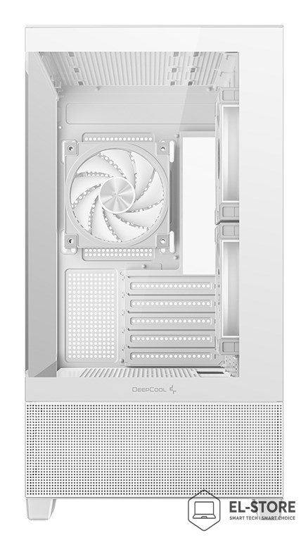 DEEPCOOL DeepCool CG380 3F WH Midi Tower Biały