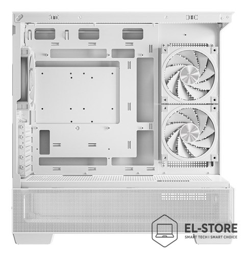 DEEPCOOL DeepCool CG380 3F WH Midi Tower Biały