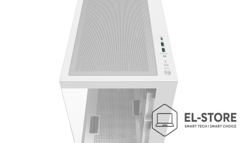DEEPCOOL DeepCool CG380 3F WH Midi Tower Biały