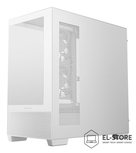 DEEPCOOL DeepCool CG380 3F WH Midi Tower Biały