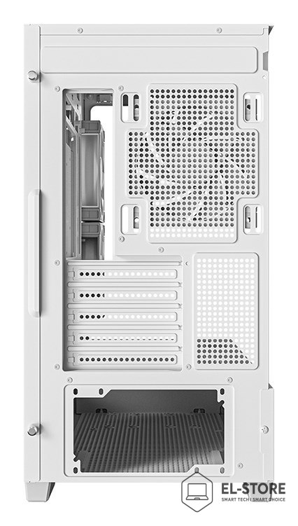 DEEPCOOL DeepCool CG380 3F WH Midi Tower Biały