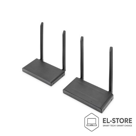 DIGITUS DIGITUS DS-55328 Bezprzewodowy przedłużacz KVM 4K HDMI, 150 m