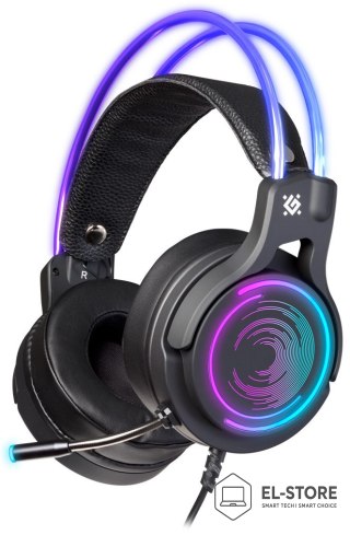 Defender DEFENDER SŁUCHAWKI NAUSZNE Z MIKROFONEM COSMO PRO 7.1 PODŚWIETLENIE RGB 64536