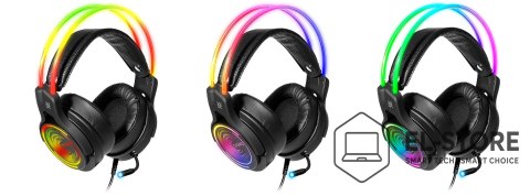 Defender DEFENDER SŁUCHAWKI NAUSZNE Z MIKROFONEM COSMO PRO 7.1 PODŚWIETLENIE RGB 64536