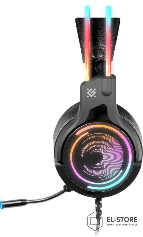 Defender DEFENDER SŁUCHAWKI NAUSZNE Z MIKROFONEM COSMO PRO 7.1 PODŚWIETLENIE RGB 64536