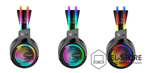 Defender DEFENDER SŁUCHAWKI NAUSZNE Z MIKROFONEM COSMO PRO 7.1 PODŚWIETLENIE RGB 64536