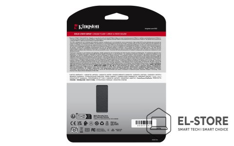 Kingston Dysk SSD Kingston A400 (480GB; 2.5"; SATA 3.0; SA400S37/480G)