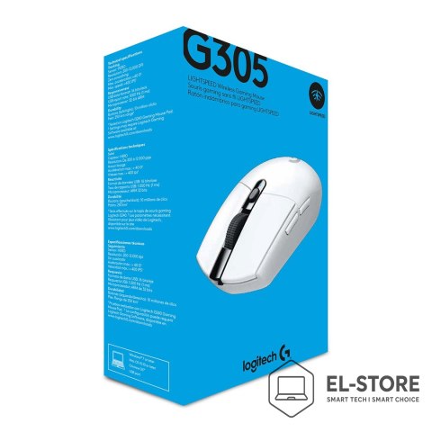 Logitech MYSZ GAMINGOWA G305 Wireless White