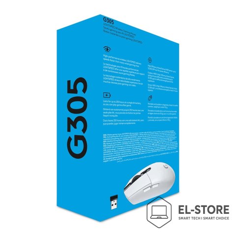 Logitech MYSZ GAMINGOWA G305 Wireless White