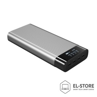 No name HYPER HJ245B bank mocy 27000 mAh Srebrny