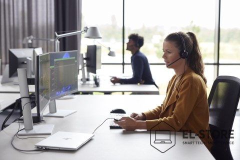POLY POLY Zestaw słuchawkowy stereo EncorePro 525 z certyfikatem Microsoft Teams i portem USB-A