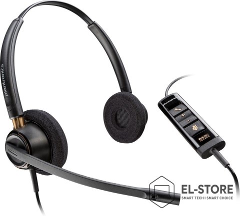 POLY POLY Zestaw słuchawkowy stereo EncorePro 525 z certyfikatem Microsoft Teams i portem USB-A