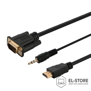SAVIO SAVIO KABLE/ADAPTER HDMI-VGA CL-198