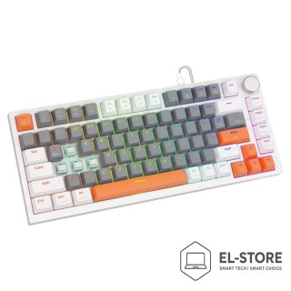 SAVIO SAVIO KLAWIATURA MAGNETYCZNA ASTRAL WHITE OUTEMU WHITE JADE RGB 3 KOLORY KEYCAPÓW