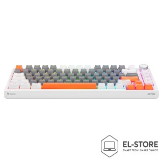 SAVIO SAVIO KLAWIATURA MAGNETYCZNA ASTRAL WHITE OUTEMU WHITE JADE RGB 3 KOLORY KEYCAPÓW