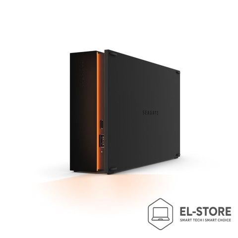 Seagate Dysk zewnętrzny Seagate 8TB FireCuda Gaming Hub USB 3.2 External Hard Drive RGB LED