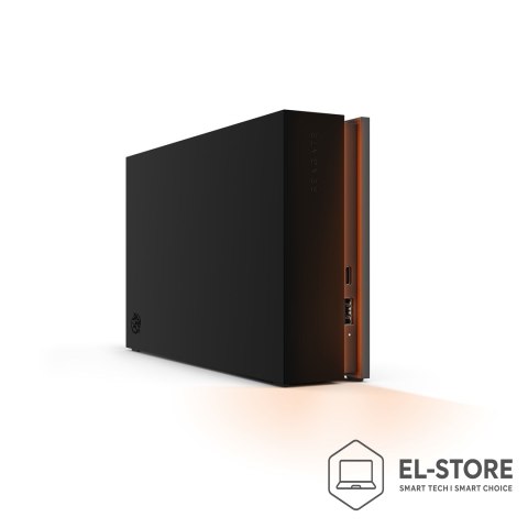 Seagate Dysk zewnętrzny Seagate 8TB FireCuda Gaming Hub USB 3.2 External Hard Drive RGB LED