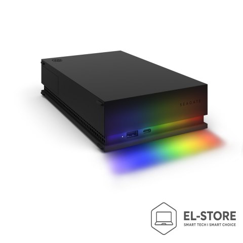 Seagate Dysk zewnętrzny Seagate 8TB FireCuda Gaming Hub USB 3.2 External Hard Drive RGB LED