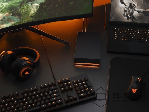 Seagate Dysk zewnętrzny Seagate 8TB FireCuda Gaming Hub USB 3.2 External Hard Drive RGB LED