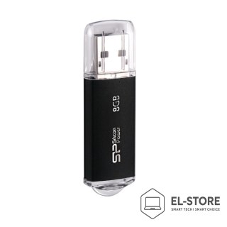 Silicon Power Pendrive Silicon Power Ultima II M01 8GB USB 2.0 kolor czarny ALU (SP008GBUF2M01V1K)