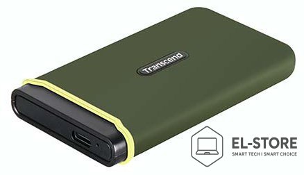 Transcend Transcend ESD380C 500 GB USB Type-C USB 3.2 Gen 2x2 Zielony