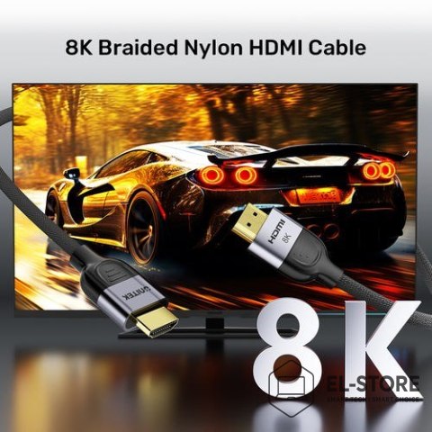 UNITEK UNITEK KABEL HDMI 2.1 8K LUX OPLOT 2M