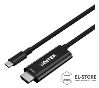 UNITEK UNITEK KABEL USB-C - HDMI 4K60HZ Z PORTEM PD 100W M/M