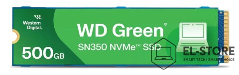 WD Dysk SSD WD Green SN350 WDS500G2G0C (500GB ; M.2 ; PCIe NVMe 3.0 x4)