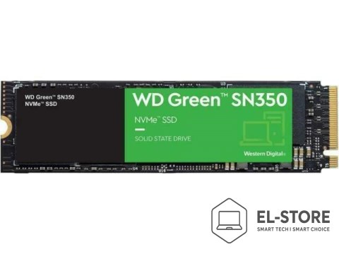 WD Dysk SSD WD Green SN350 WDS500G2G0C (500GB ; M.2 ; PCIe NVMe 3.0 x4)