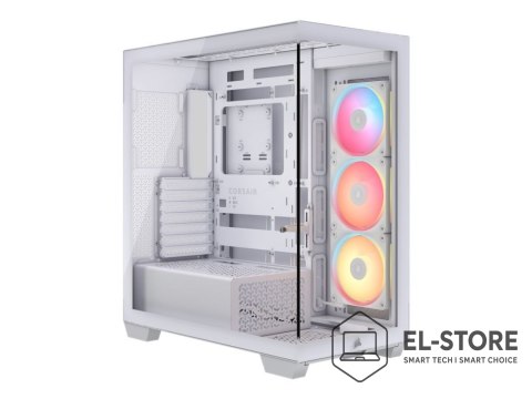 Corsair Obudowa komputera typu mid-tower CORSAIR 3500X LX-R RGB iCUE LINK biała ze szkła hartowanego