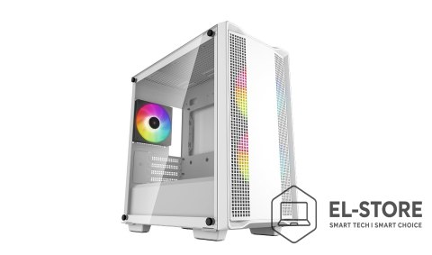 DEEPCOOL DeepCool CC360 WH ARGB Mini Tower Biały