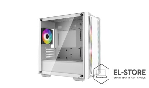 DEEPCOOL DeepCool CC360 WH ARGB Mini Tower Biały