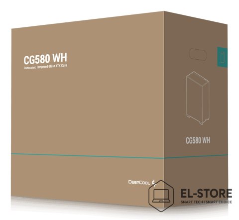 DEEPCOOL Obudowa Deepcool CG580 WH