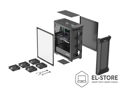 GENESIS GENESIS OBUDOWA IRID 505F MIDI TOWER Z OKNEM