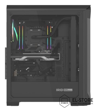 GENESIS Obudowa NATEC Genesis Irid 505 ARGB NPC-1518 (ATX. Micro ATX. Mini ITX; kolor czarny)
