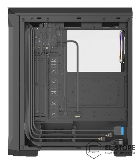 GENESIS Obudowa NATEC Genesis Irid 505 ARGB NPC-1518 (ATX. Micro ATX. Mini ITX; kolor czarny)