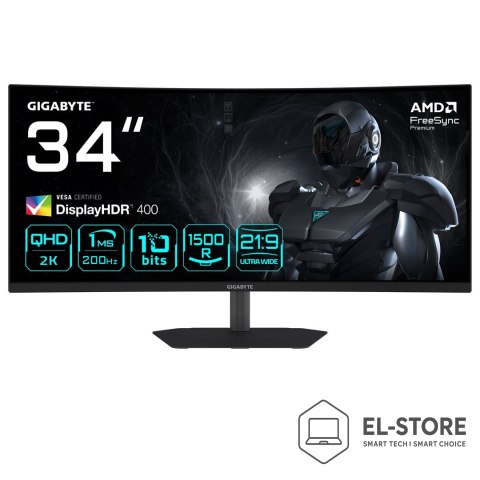 Gigabyte MONITOR GIGABYTE LED 34" G34WQC2 200Hz