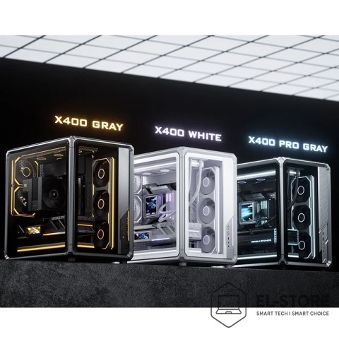 Jonsbo Jonsbo X400 Gray Tower Czarny