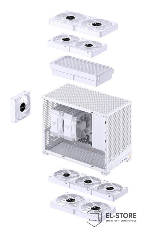 Jonsbo Jonsbo D32 PRO Midi Tower Biały